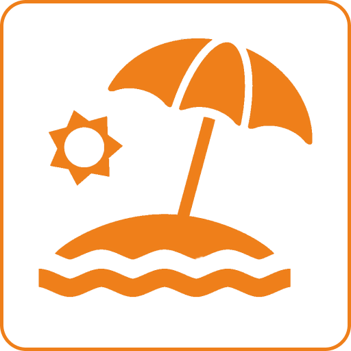 Пляж в 50 метрах